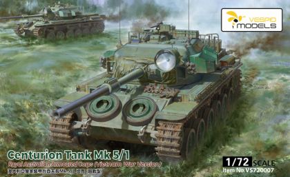 1:72 Centurion Tank Mk5/1 RAAC (Vietnam War Version)