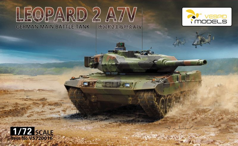 1:72 German Main Battle Tank Leopard 2 A7V