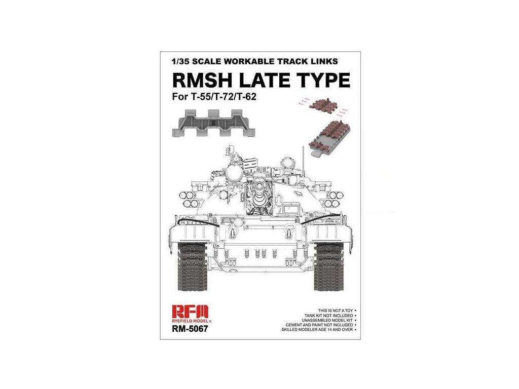 1:35 RMSH late type work. track links f. T55/T-72/T-62