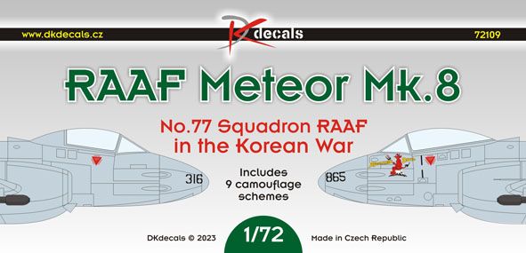 1:72 RAAF Meteor Mk.8s in the Korean war