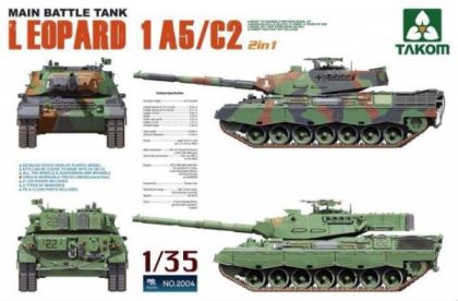 1:35 MAIN BATTLE TANK LEOPARD 1 A5/C2