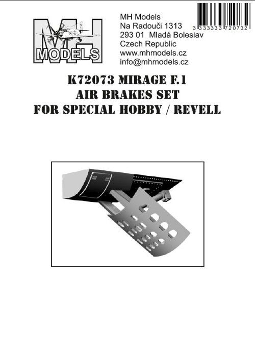 1:72 Mirage F.1 Air Brakes set /SPH,REV