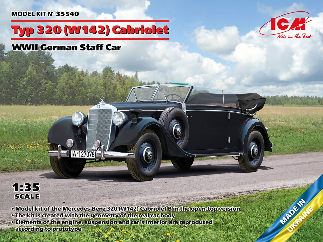 1:35 Typ 320 (W142) Cabriolet