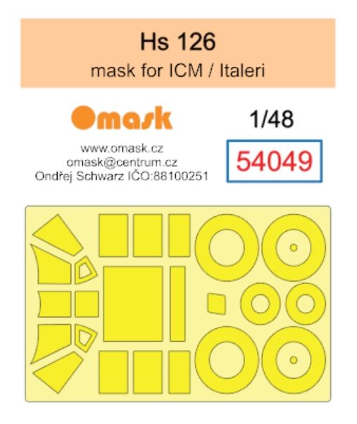 1:48 Hs 126 mask (for ICM / Italeri)
