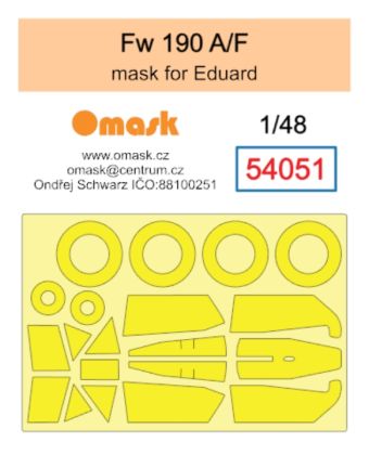 1:48 Fw 190 A/F mask (for Eduard)