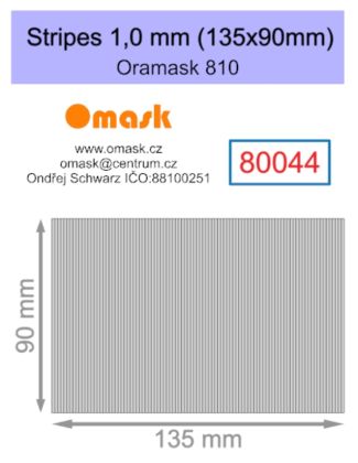 Stripes 1,0 mm (135x90mm) Oramask foil