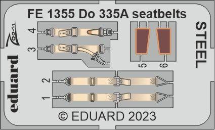 Do 335A seatbelts STEEL 1/48