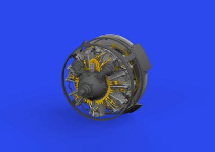 F4F-3 engine mid PRINT 1/48