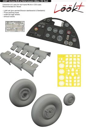 1:32 Hurricane Mk.IIb w/ fishtail exhausts LööKplus