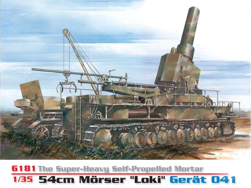 1:35 The Super-Heavy Self-Propelled Mortar 54cm Morser 