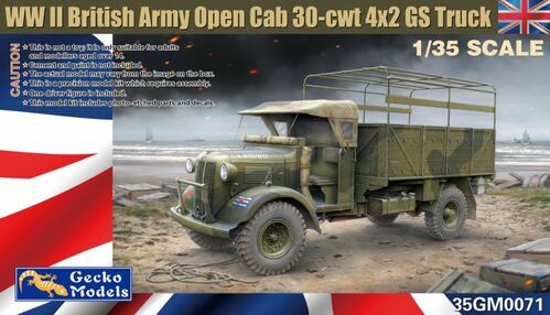 1:35 WWII British Army Open Cab 30-cwt 4x2 GS Truck