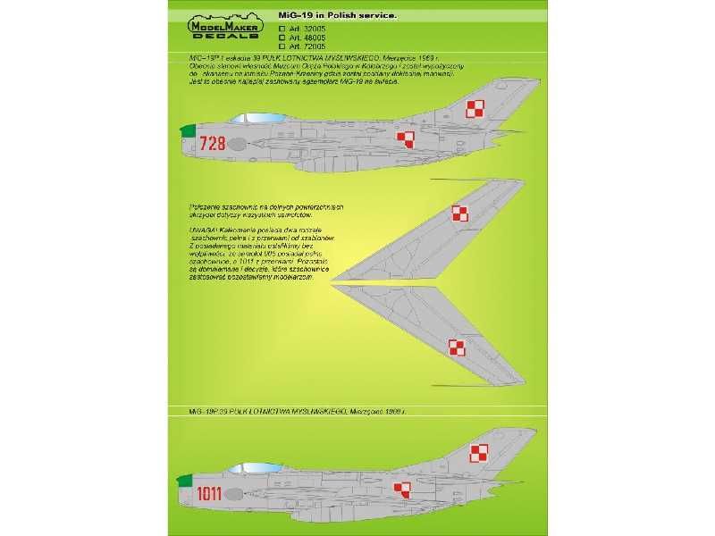 1:144 Mig-19 In Polish Service