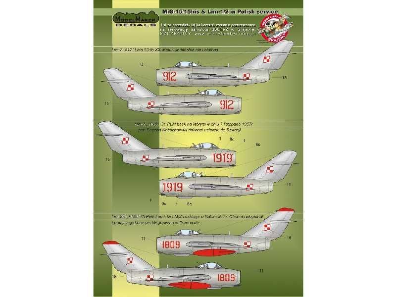 1:144 Mig-15/15bis & Lim-1/2 In Polish Service