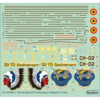 1:144 C-130H Hercules 30th Anniversary in Belgian Air force