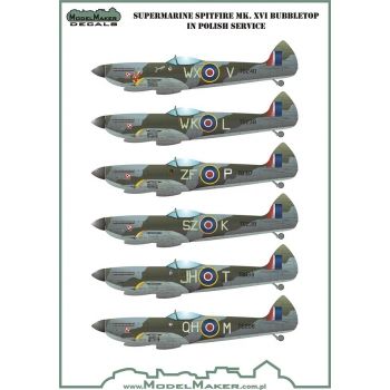 1:48 Supermarine Spitfire Mk.XVI Bubbletop in Polish service