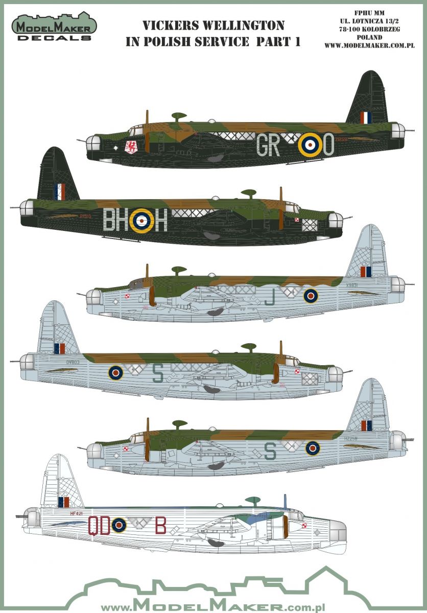 1:48 Vickers Wellington in Polish service part I