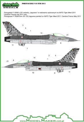 1:72 Portuguese Lockheed-Martin F-16AM NTM 2011