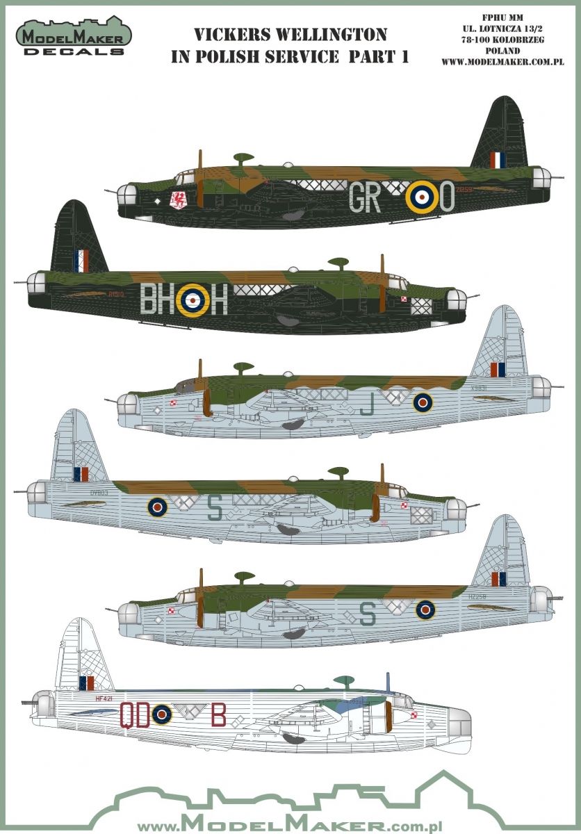 1:72 Vickers Wellington in Polish service part I