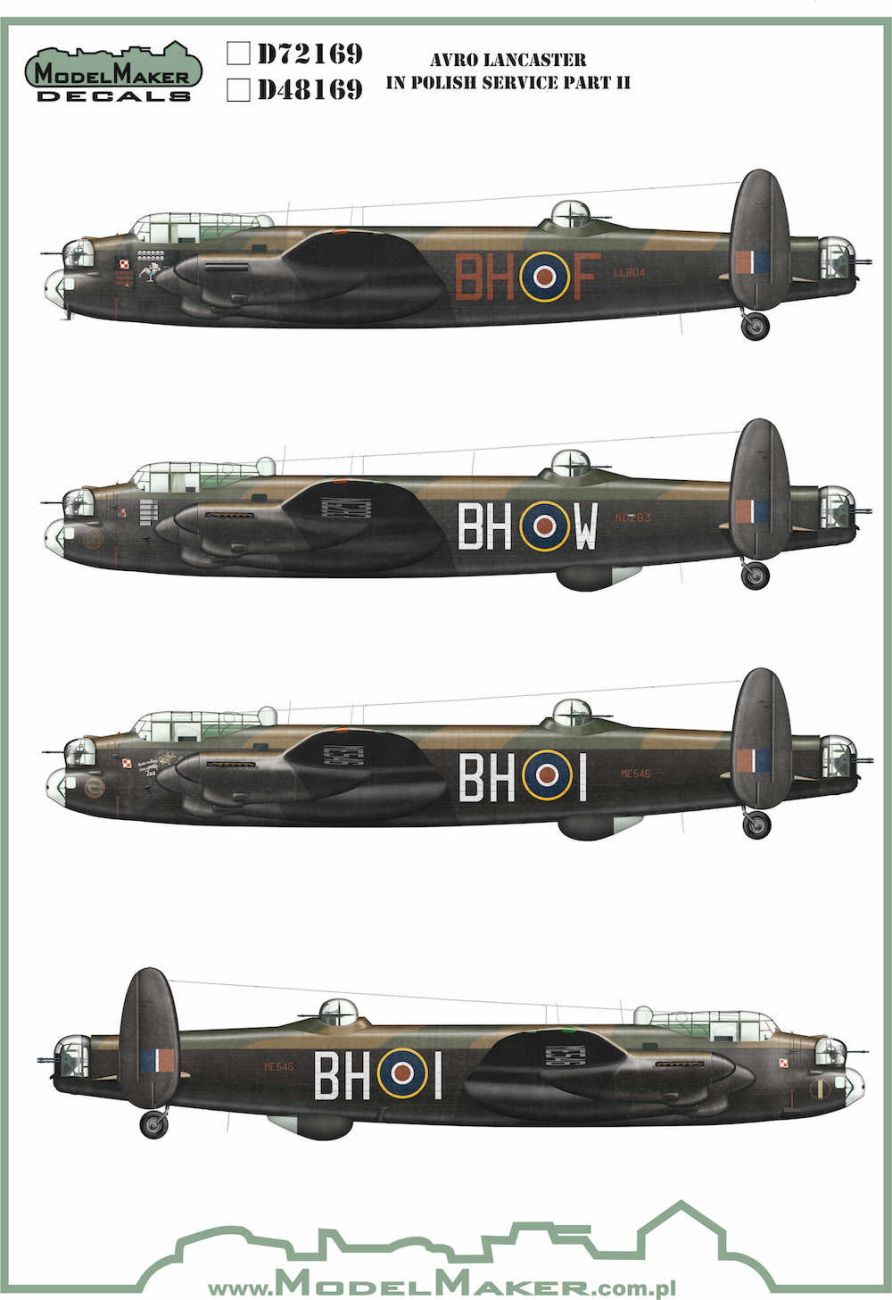 1:72 Avro Lancaster in Polish service part II