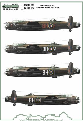 1:72 Avro Lancaster in Polish service part II