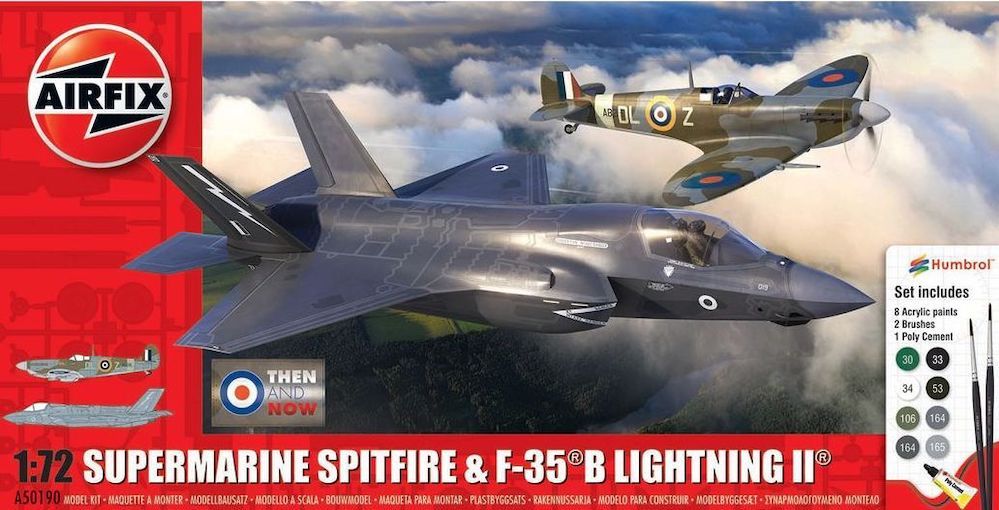 1:72 Supermarine Spitfire Mk.Vc & Lockheed F-35B Lightning II