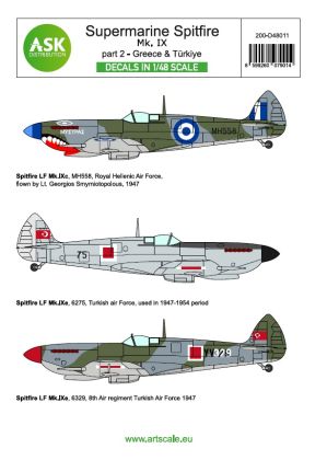 1:48 Spitfire Mk.IXc and Mk.IXe part 2 - Greece, Türkiye (limited edition)