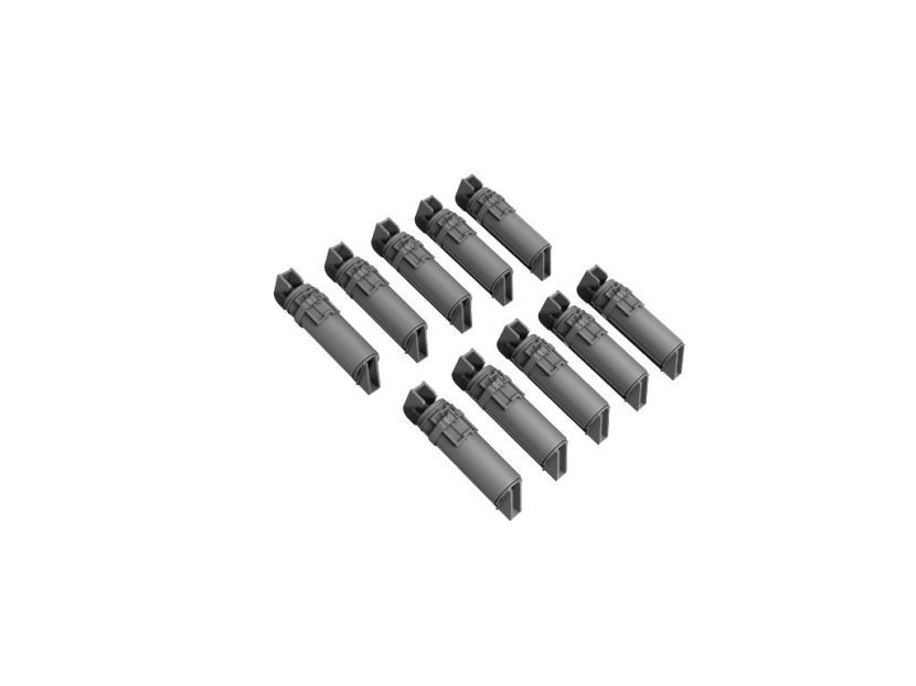 1:35 German latest fire extinguishers, 10 pcs.