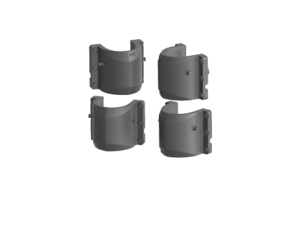 1:35 Armored exhaust cover for Tiger I initial, early, mid and late, with casting no., for 2 vehicles, RFM kits