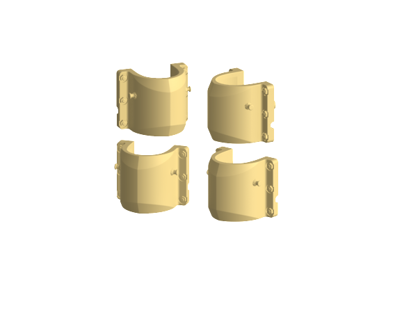 1:35 Armored exhaust cover for Tiger I initial, early, mid and late, without casting no. , for 2 vehicles, Dragon kits