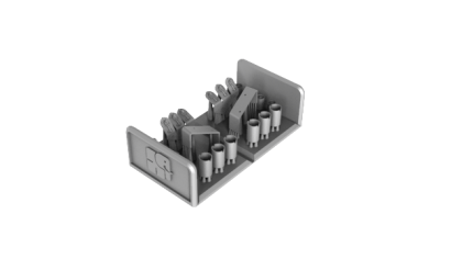 1:35 HL230 exhaust muffler for Tiger I late(from September 1943), for 2 vehicles, Dragon kits