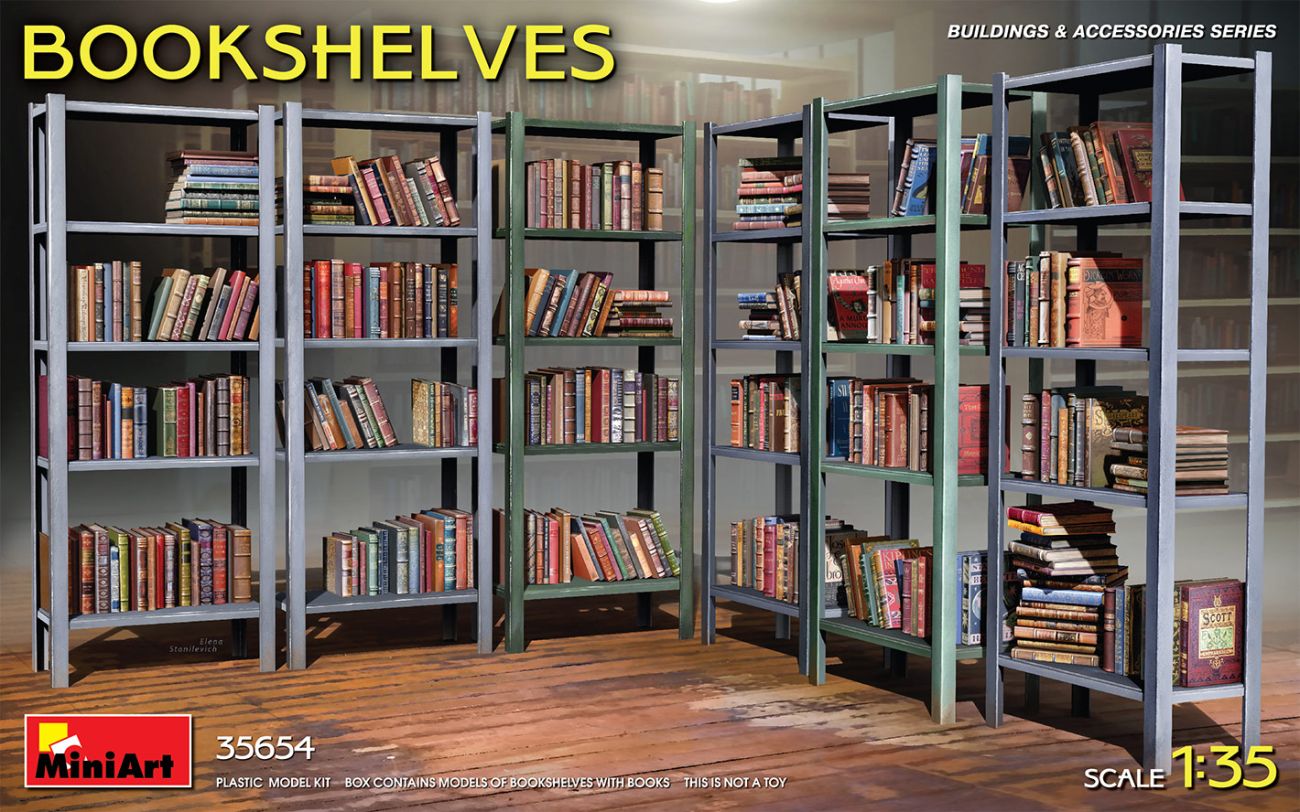 1:35 BOOKSHELVES