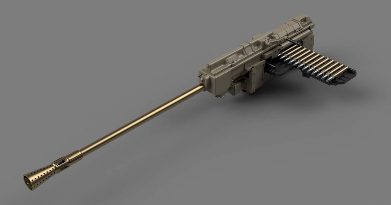 1:35 Flak43 Gun barrel with body for AA Gun