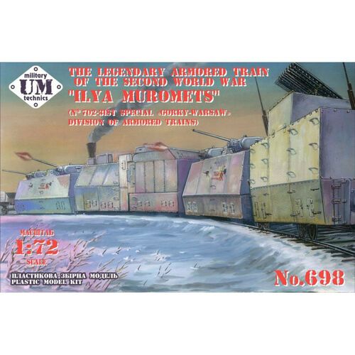 1:72 Ilya Muromets - The Legendary Armored Train Of WWII (No. 702-31st Special 