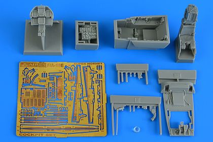 1:48 Boeing F/A-18E Super Hornet cockpit set including ejection seats