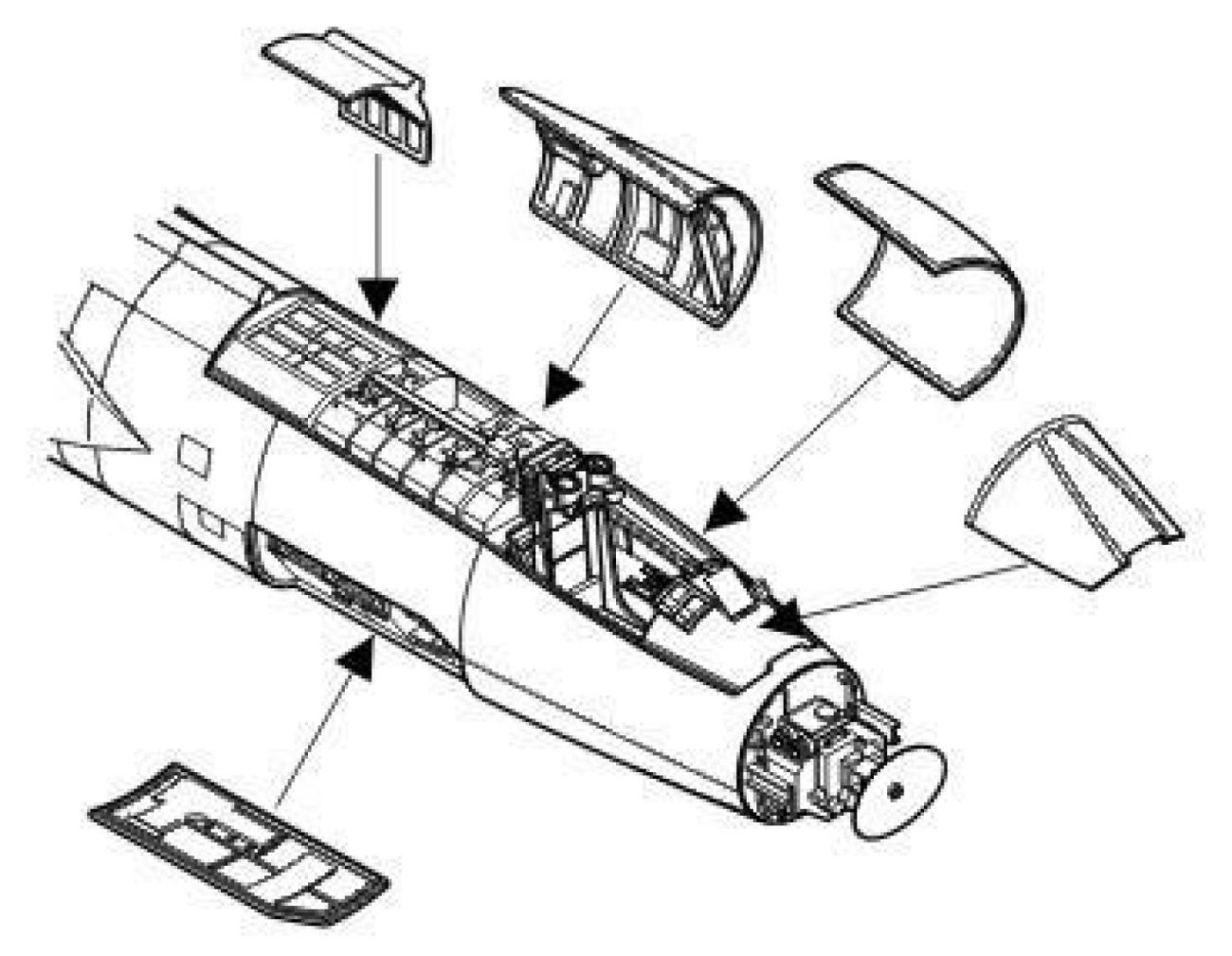 1:72 F-104S/G - interior set for HAS