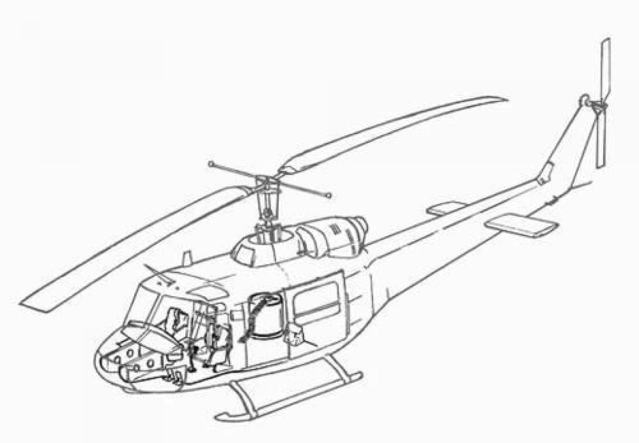 1:72 UH-1B - interior set for ITA