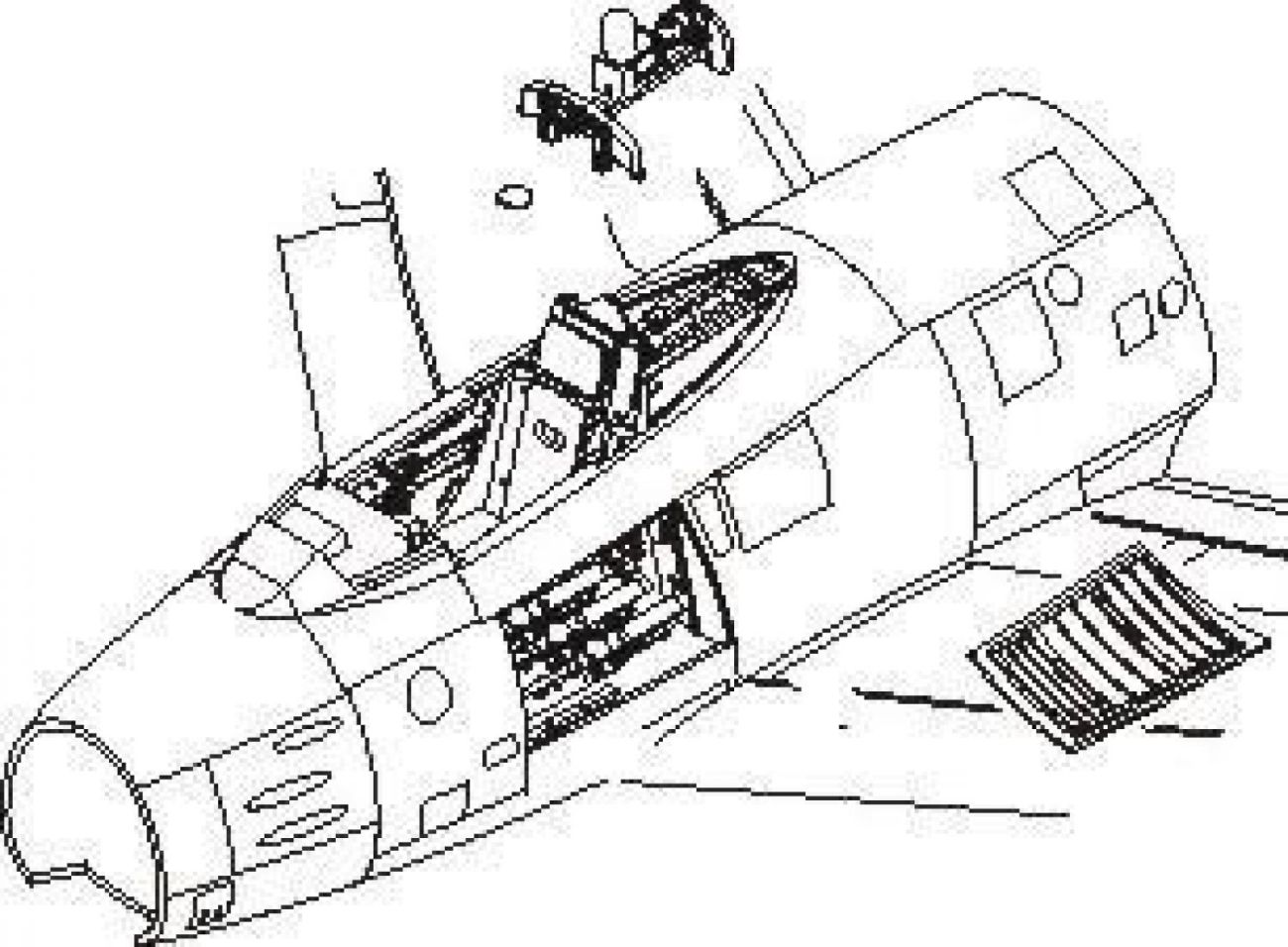 1:72 F-86F Sabre - interior set for ACA