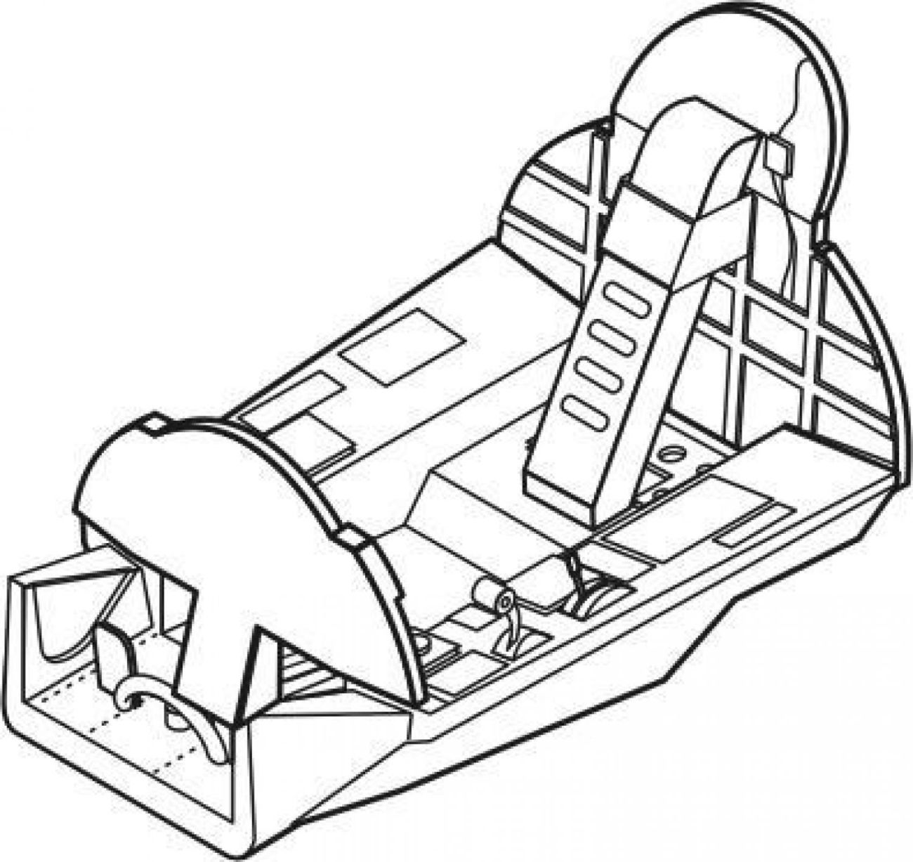 1:72 Hawker Hunter - interior set for REV