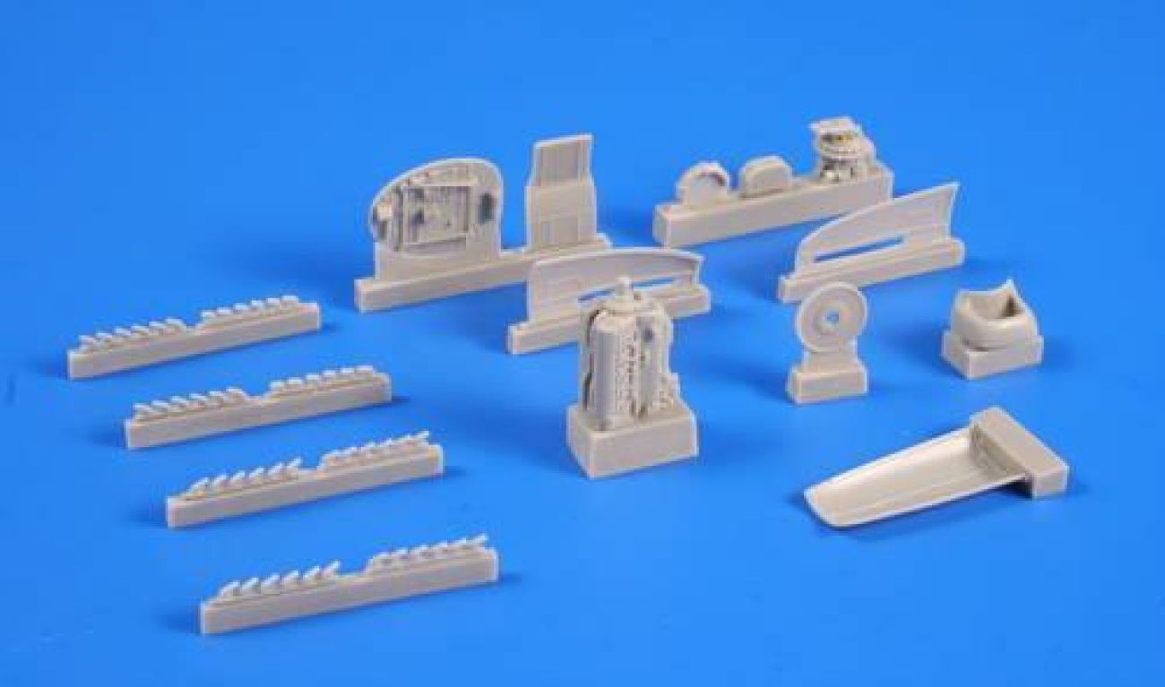 1:72 Avro Lancaster Mk.I/III - Undercarriage set 1/72 for Airfix kit