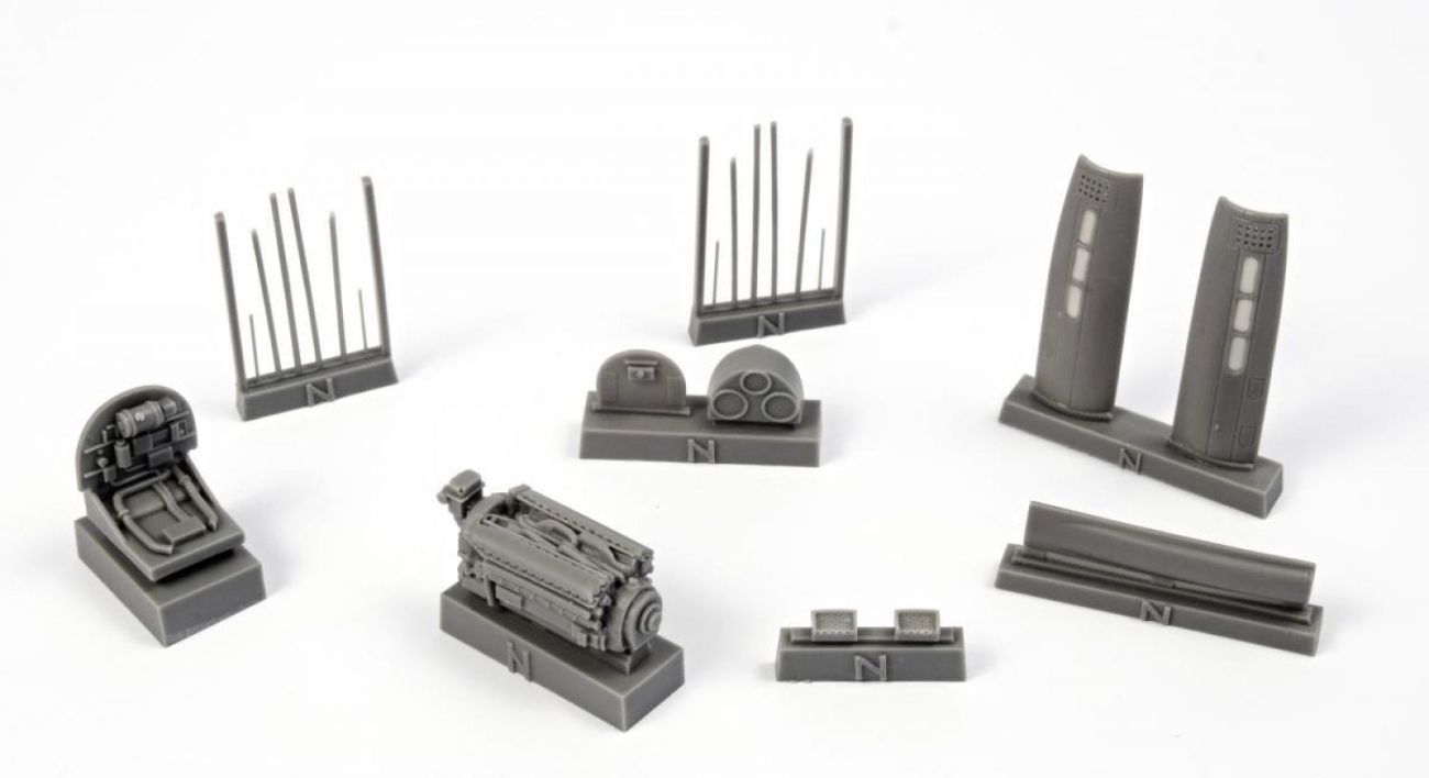 1:72  P-40N Engine Set, for Special Hobby