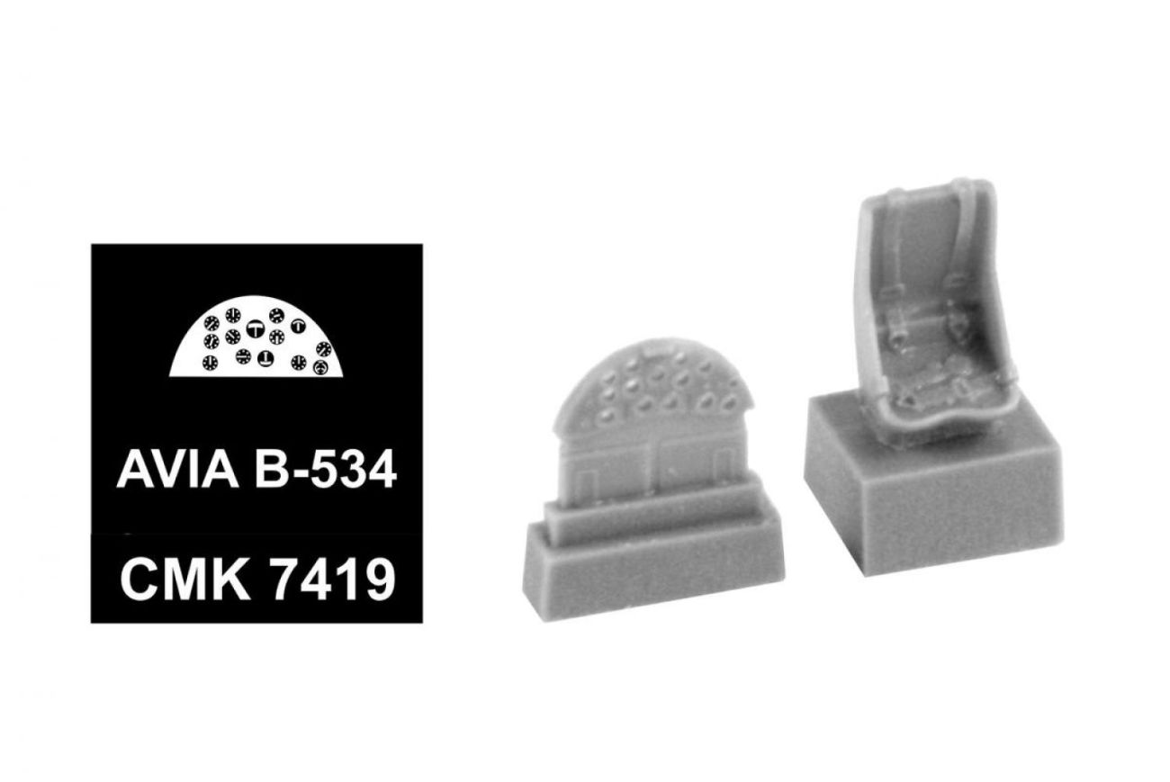 1:72 Avia B-534 Cockpit set for Eduard