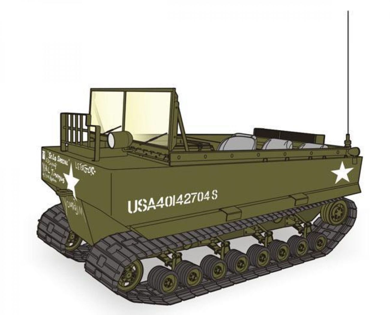 1:48 M29 Weasel full resin kit