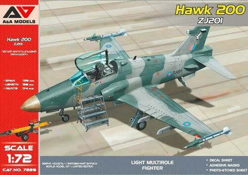 1:72 Hawk 200 ZG201 - Light Multirole Fighter
