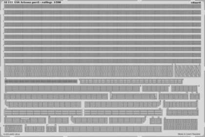 1:200 USS Arizona part 5 - railings