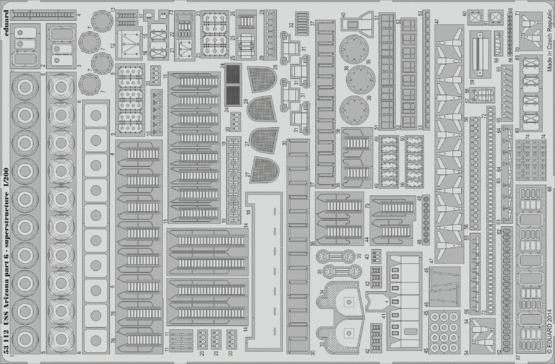 1:200 USS Arizona part 6 - superstructure