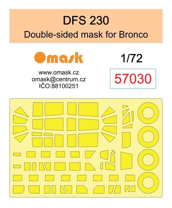 1:72 DFS 230 double-sided mask (for Bronco)