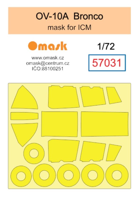1:72 OV-10A Bronco mask (for ICM)
