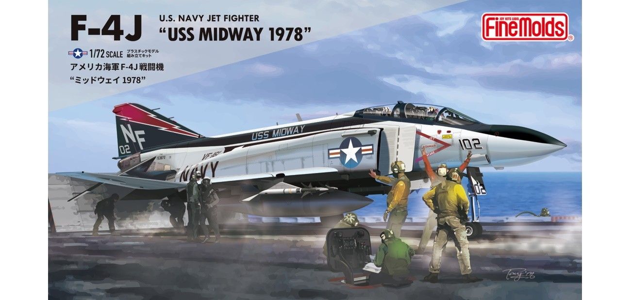 1:72 U.S. Navy Jet Fighter F-4J 