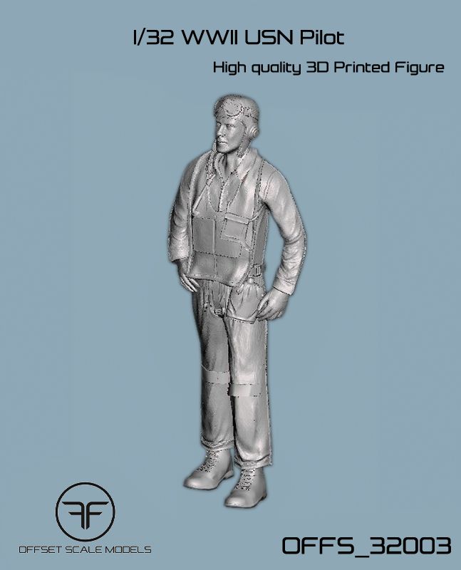 1:32 WWII USN Pilot