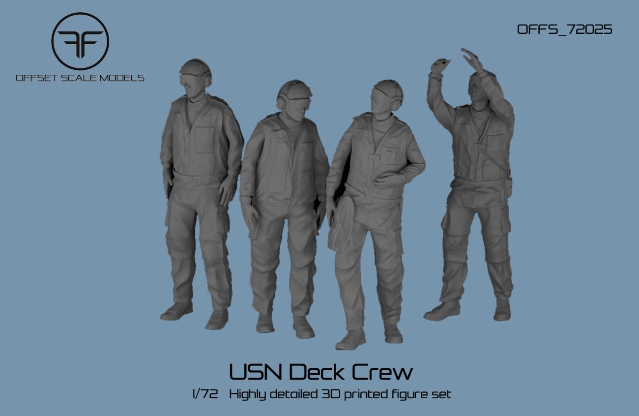 1:72 USN Deck Crew